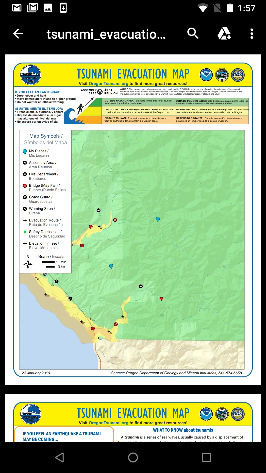 NVS Tsunami Evacuation | Indus Appstore | Screenshot