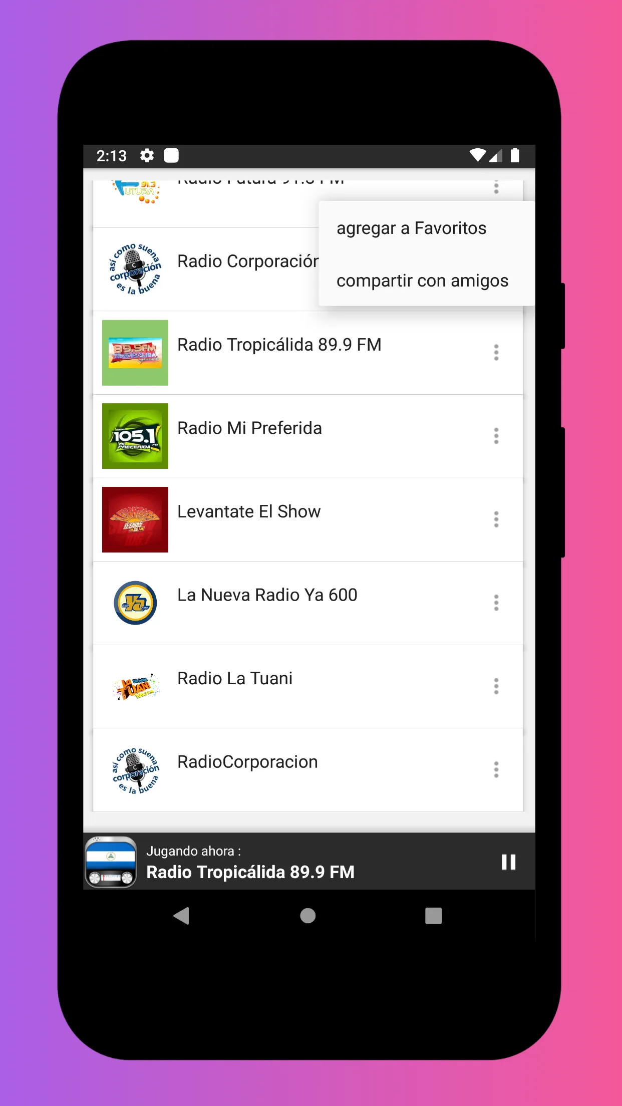 Radio Nicaragua - Radio Online | Indus Appstore | Screenshot