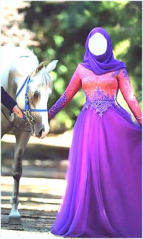 Hijab Women With Horse Photos | Indus Appstore | Screenshot