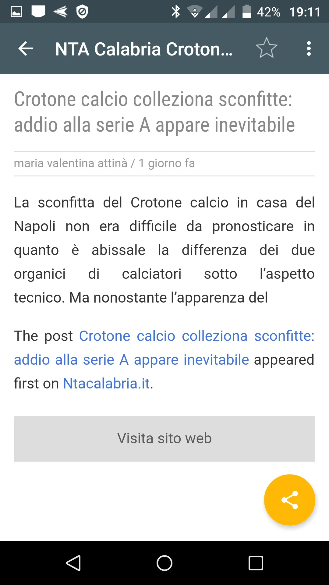 Crotone notizie locali | Indus Appstore | Screenshot