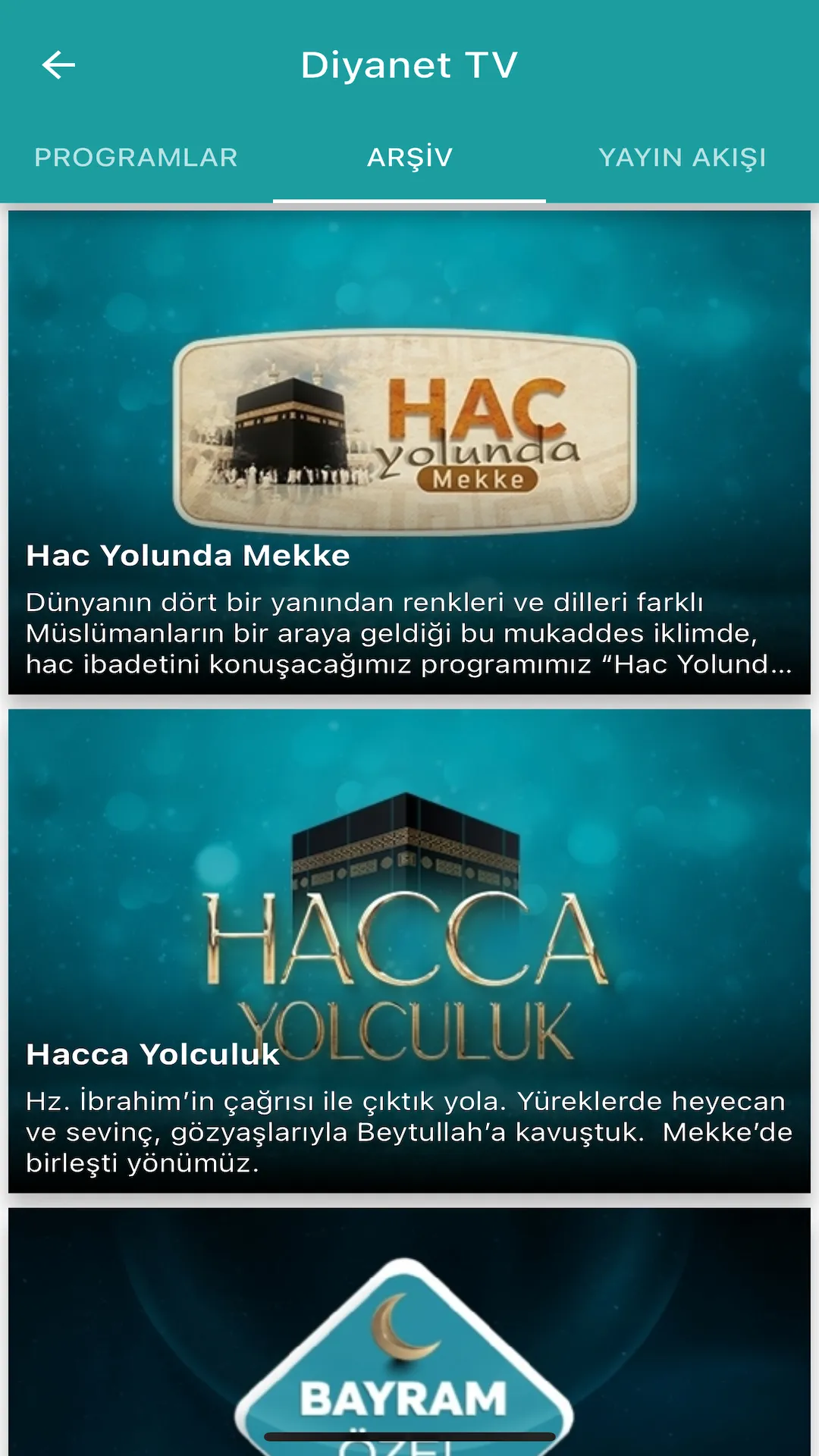 Diyanet Radyo TV | Indus Appstore | Screenshot