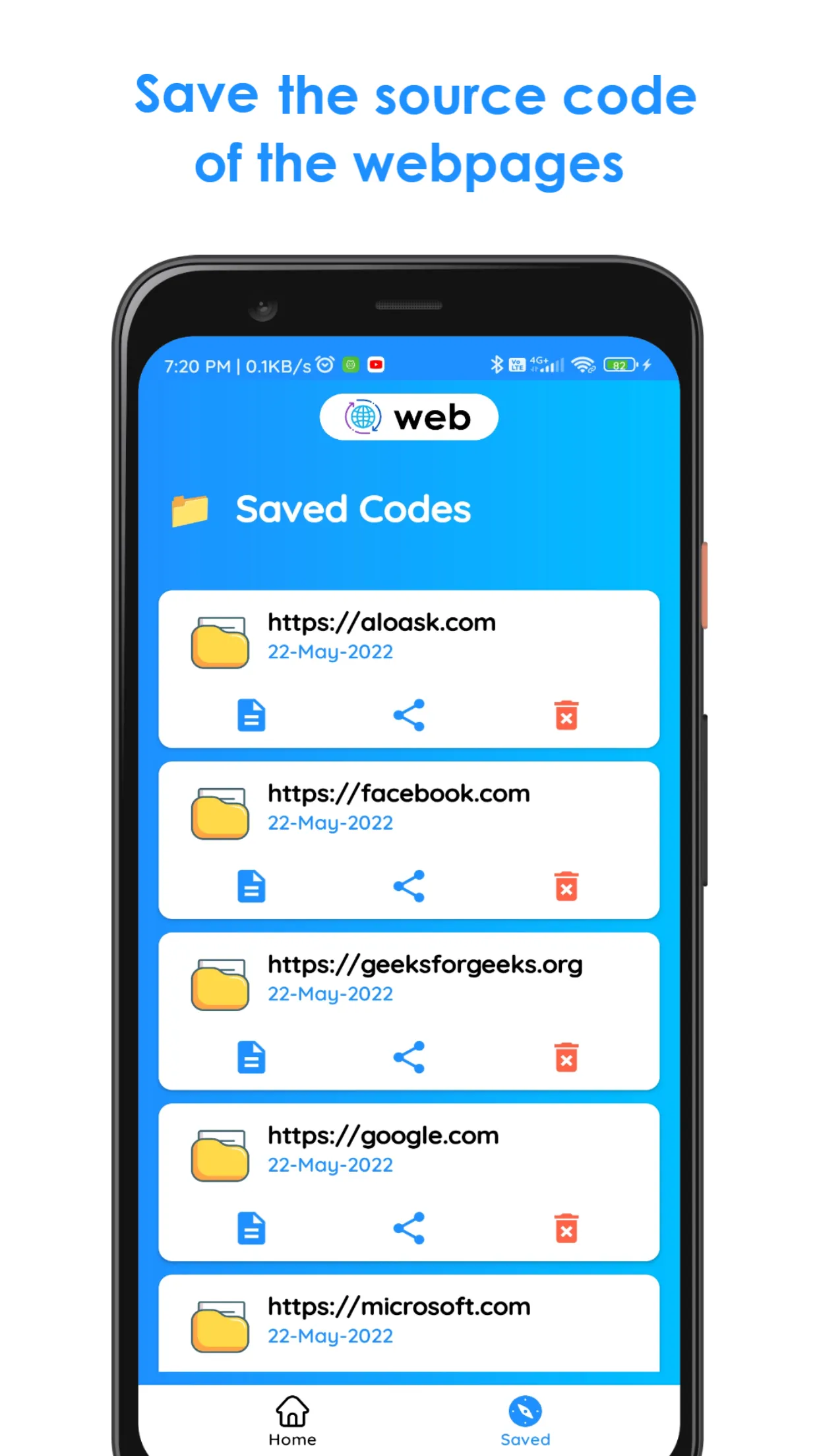 Website source code viewer | Indus Appstore | Screenshot