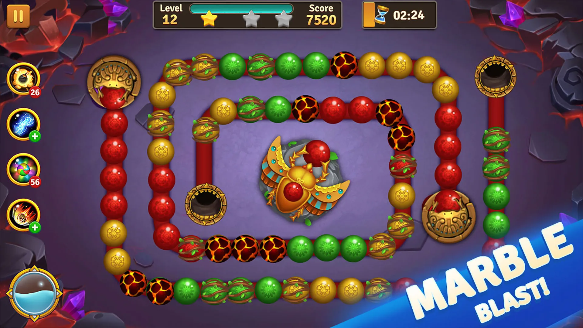 Jungle Marble Blast | Indus Appstore | Screenshot