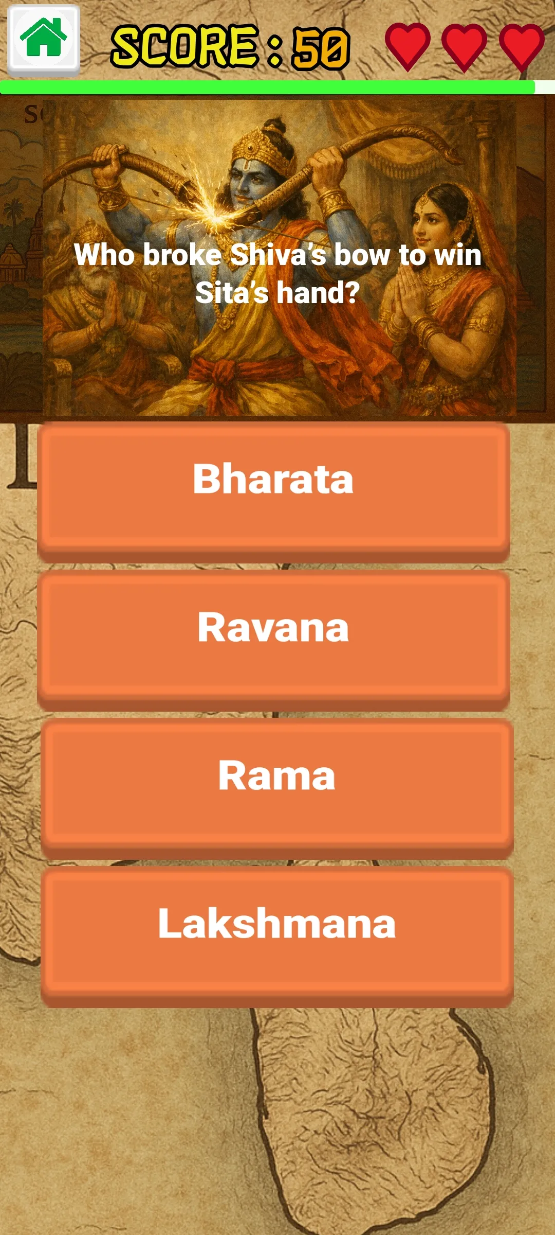Ramayana Quiz | Indus Appstore | Screenshot