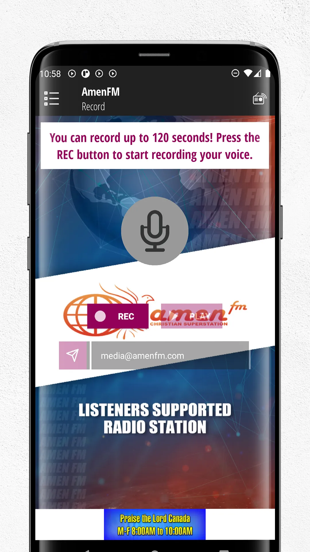 AmenFm | Indus Appstore | Screenshot