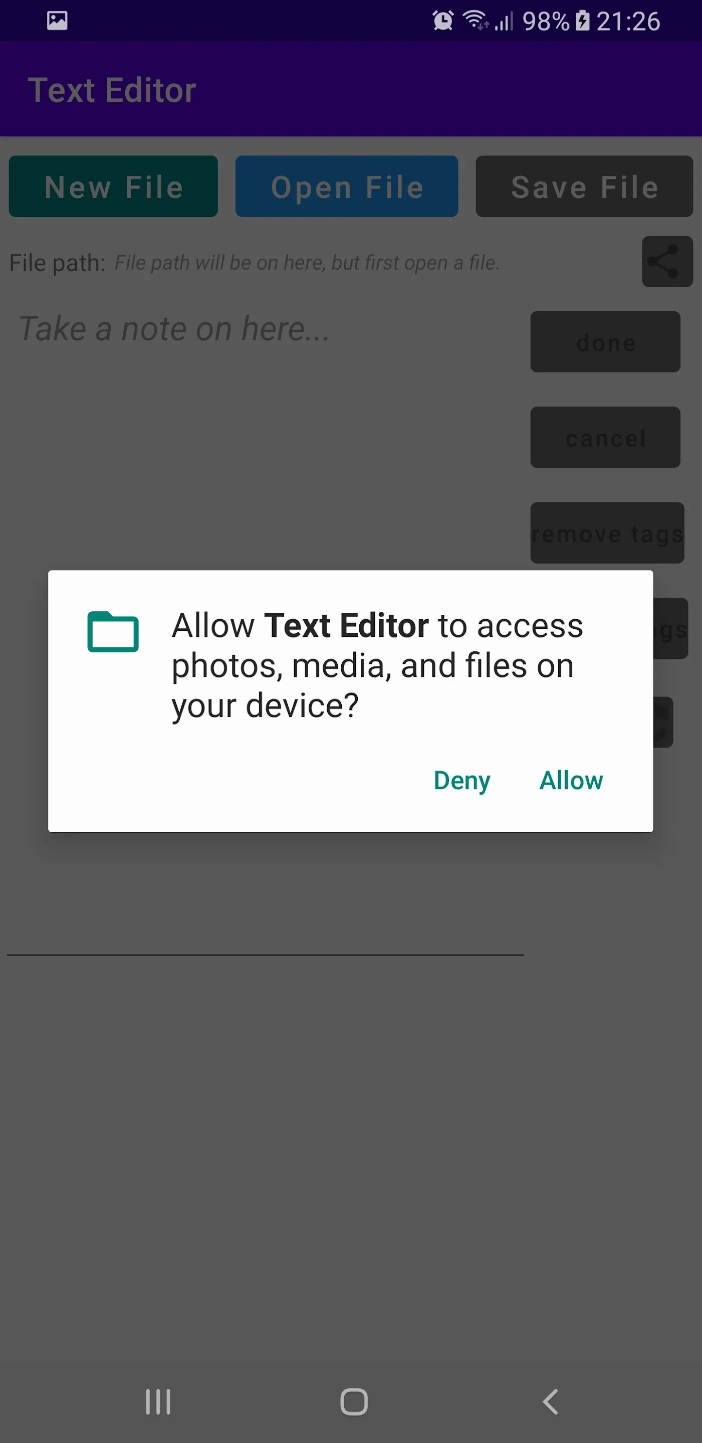 Text Editor | Indus Appstore | Screenshot