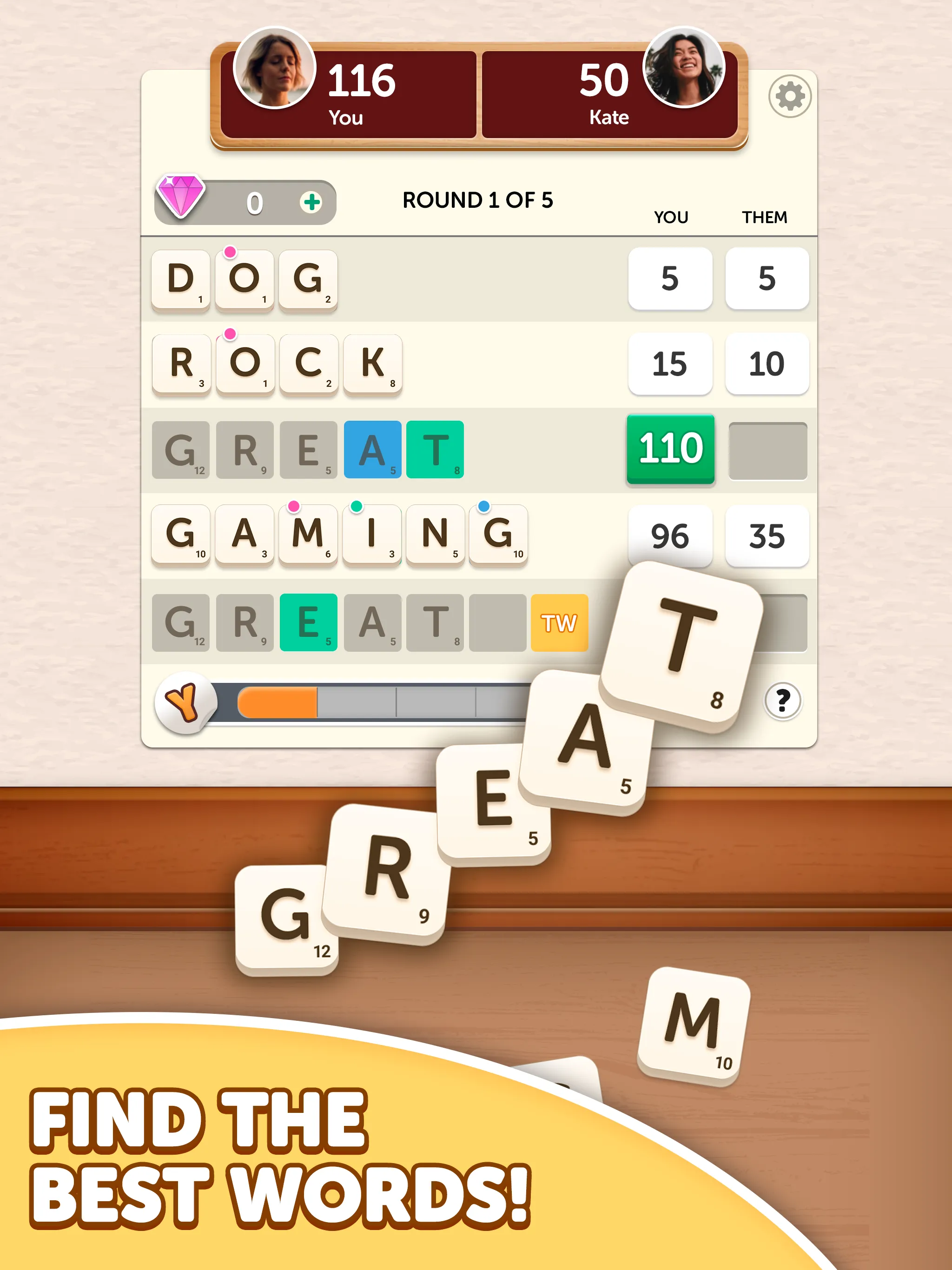 Word Yatzy - Fun Word Puzzler | Indus Appstore | Screenshot