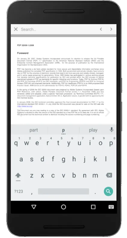 Fast PDF EPUB Reader Viewer | Indus Appstore | Screenshot