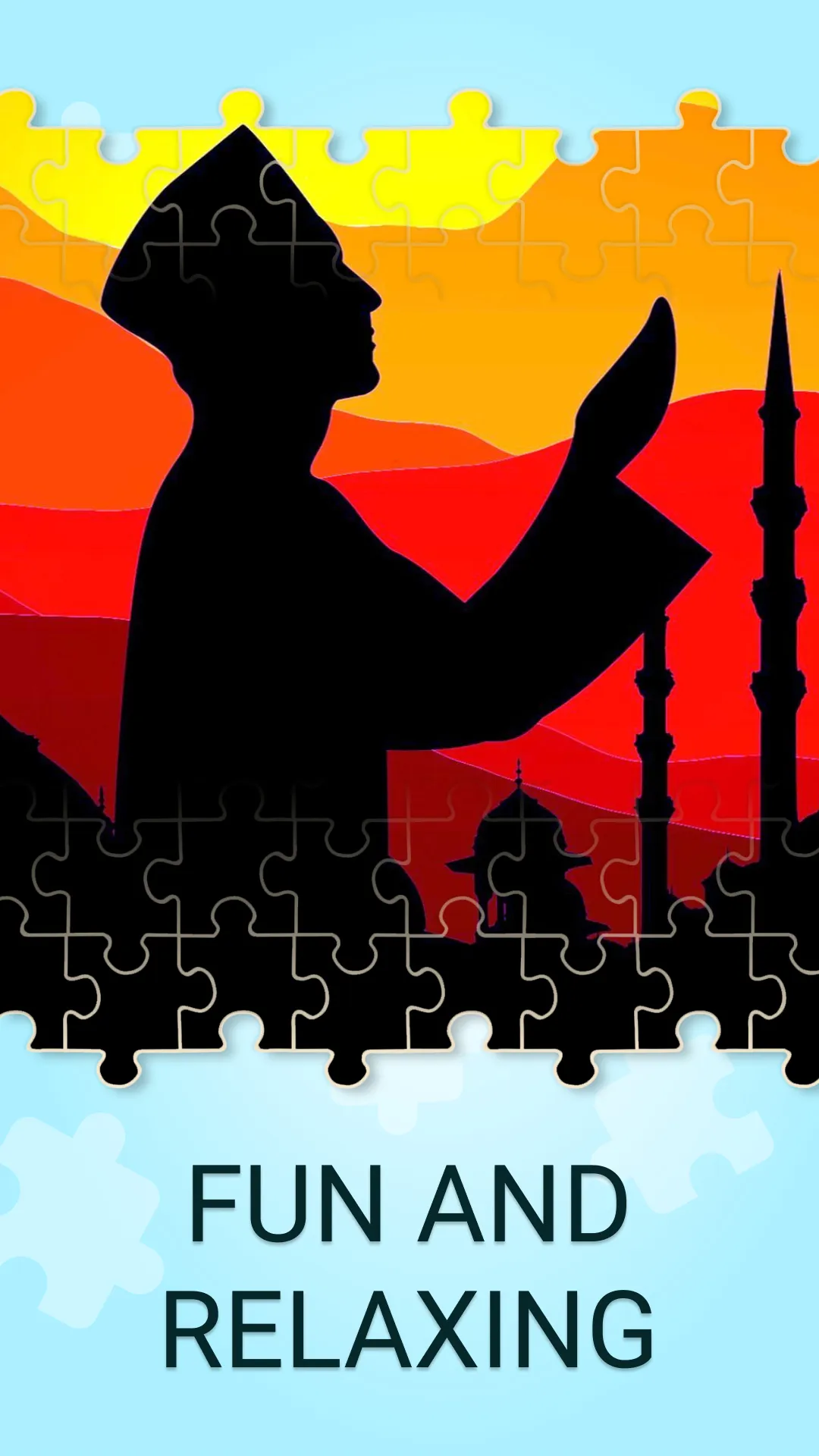 Islamic jigsaw puzzles games | Indus Appstore | Screenshot