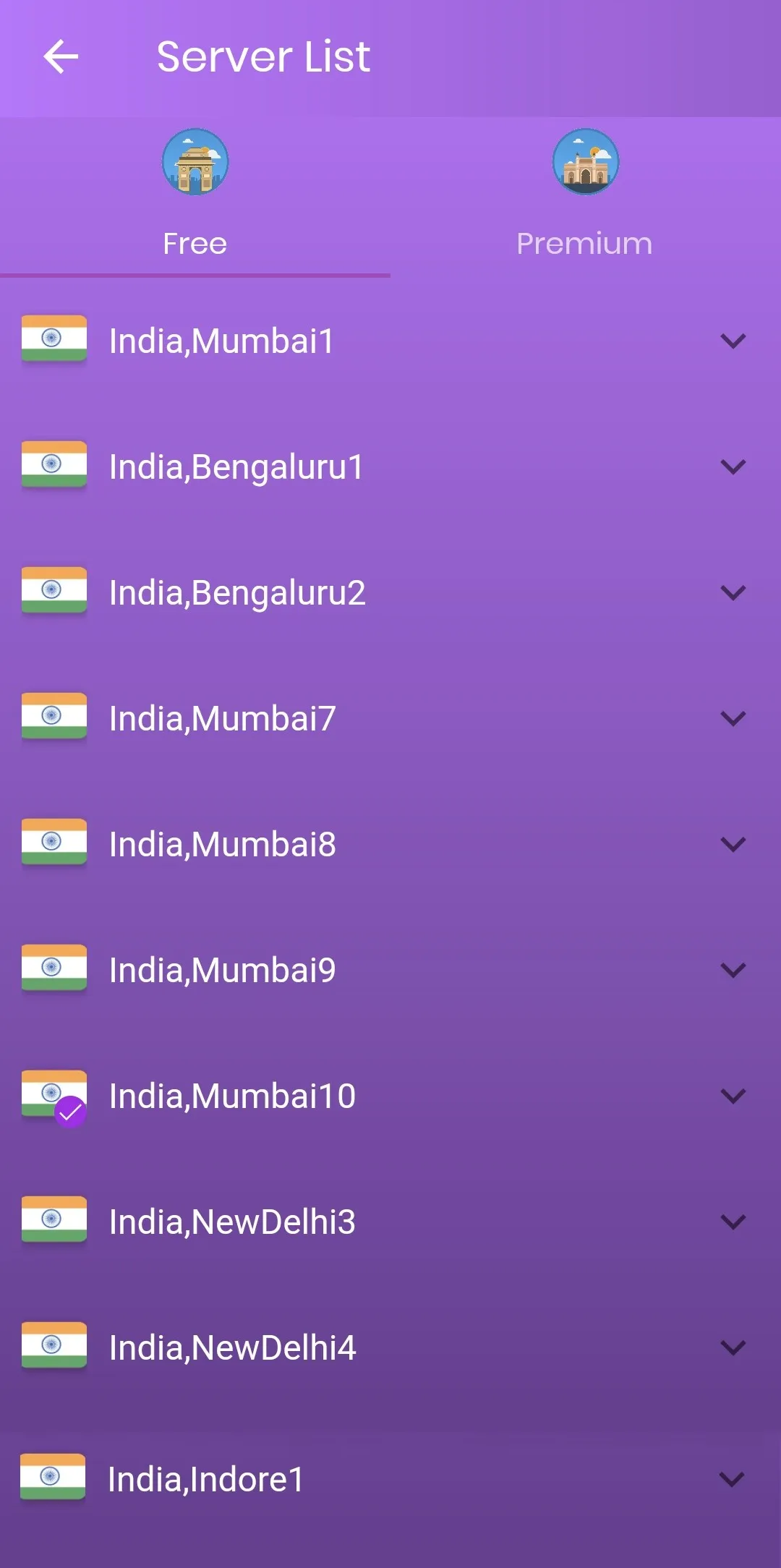 VPN INDIA - Unblock Proxy VPN | Indus Appstore | Screenshot