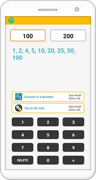 Divisor (GCD/LCM calculator) | Indus Appstore | Screenshot