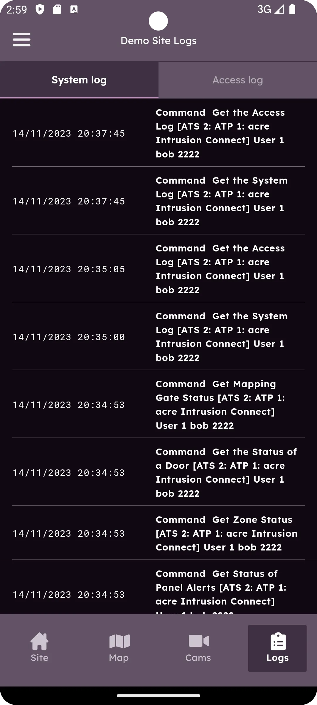 acre Intrusion Connect | Indus Appstore | Screenshot