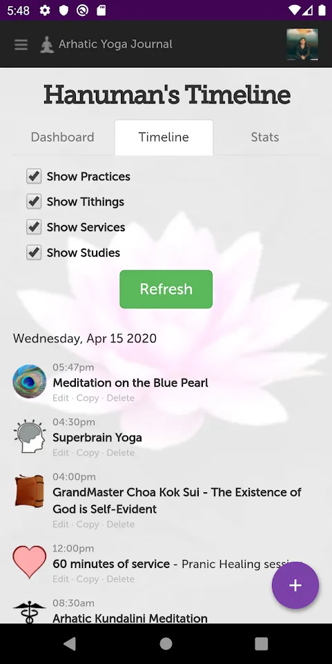 Arhatic Yoga Journal | Indus Appstore | Screenshot