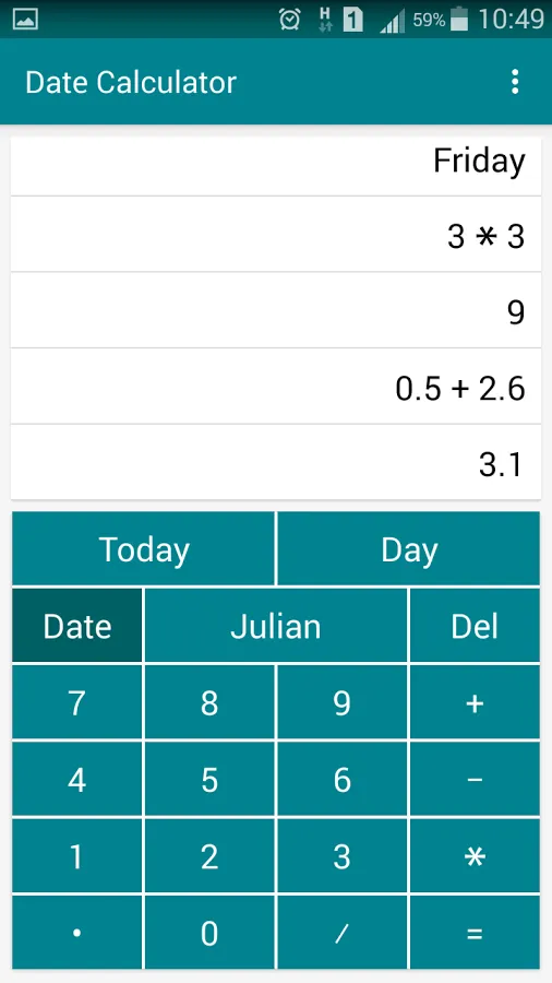 Date Calculator | Indus Appstore | Screenshot