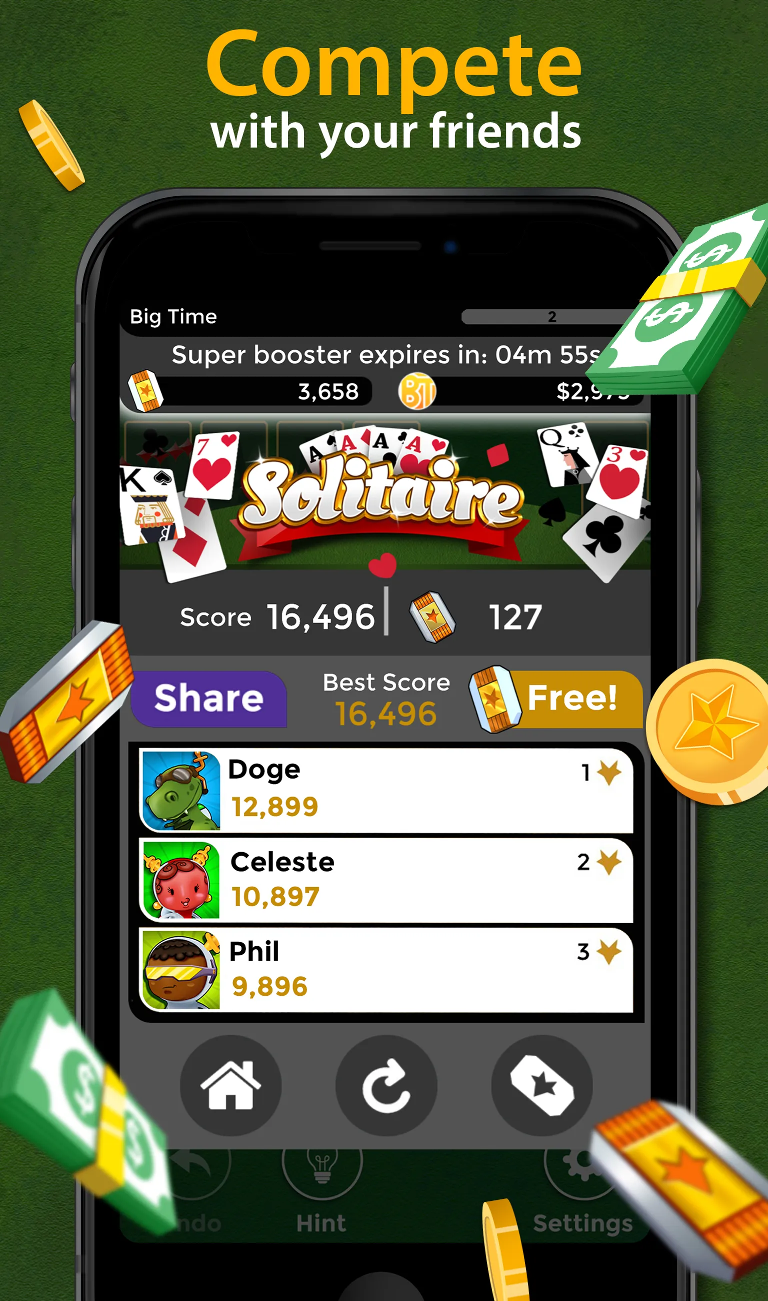 Solitaire - Make Money | Indus Appstore | Screenshot