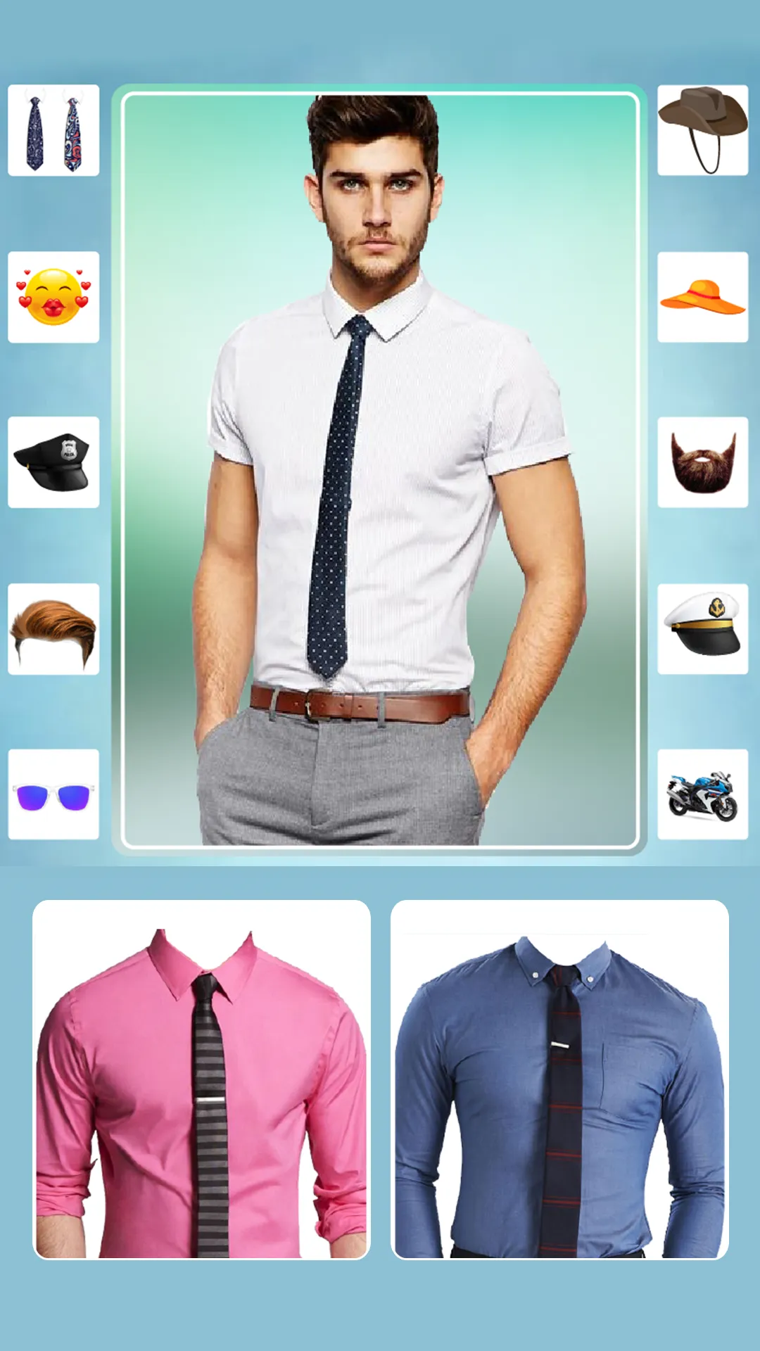 Men Formal Shirt Photo Editor | Indus Appstore | Screenshot