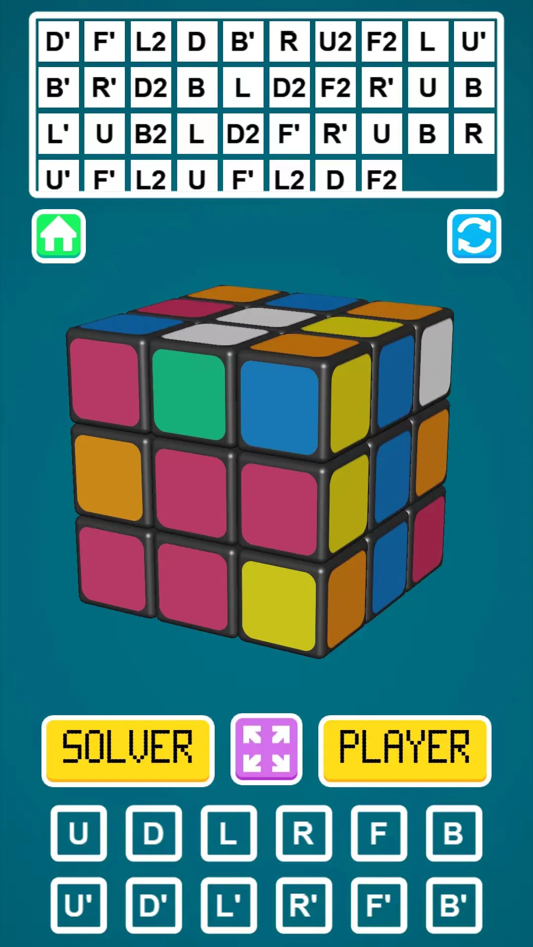 3D Rubik Cube Solver | Indus Appstore | Screenshot