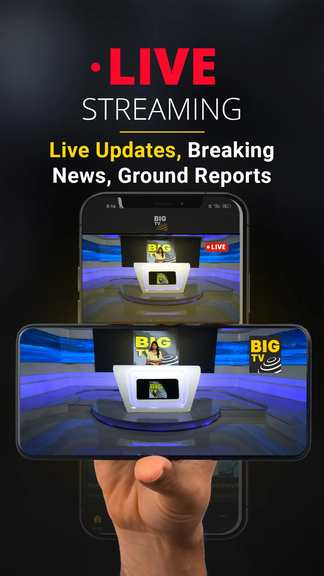 BigTV-Telugu Live News Channel | Indus Appstore | Screenshot