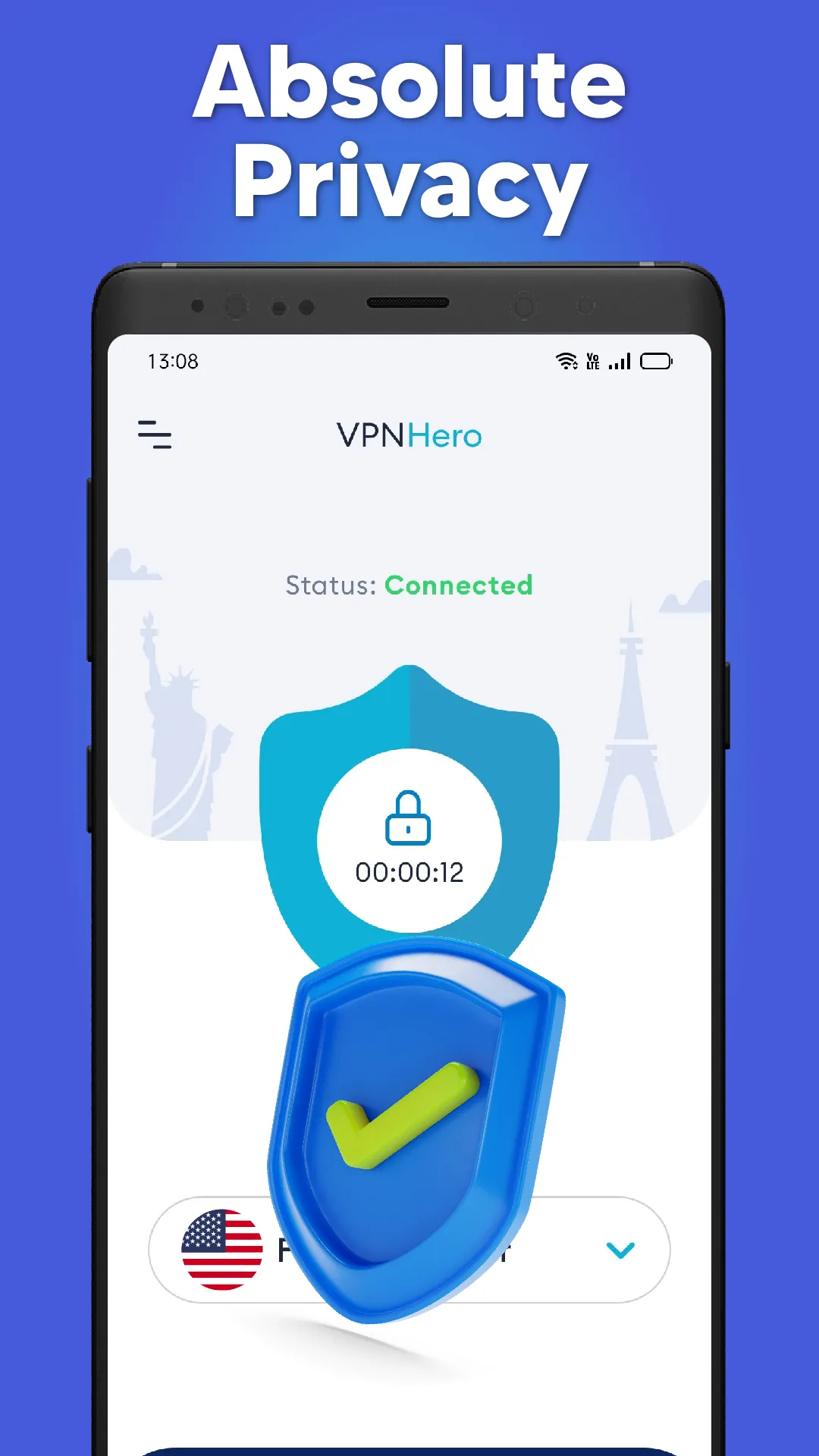 VPN Hero: Secure VPN Proxy | Indus Appstore | Screenshot