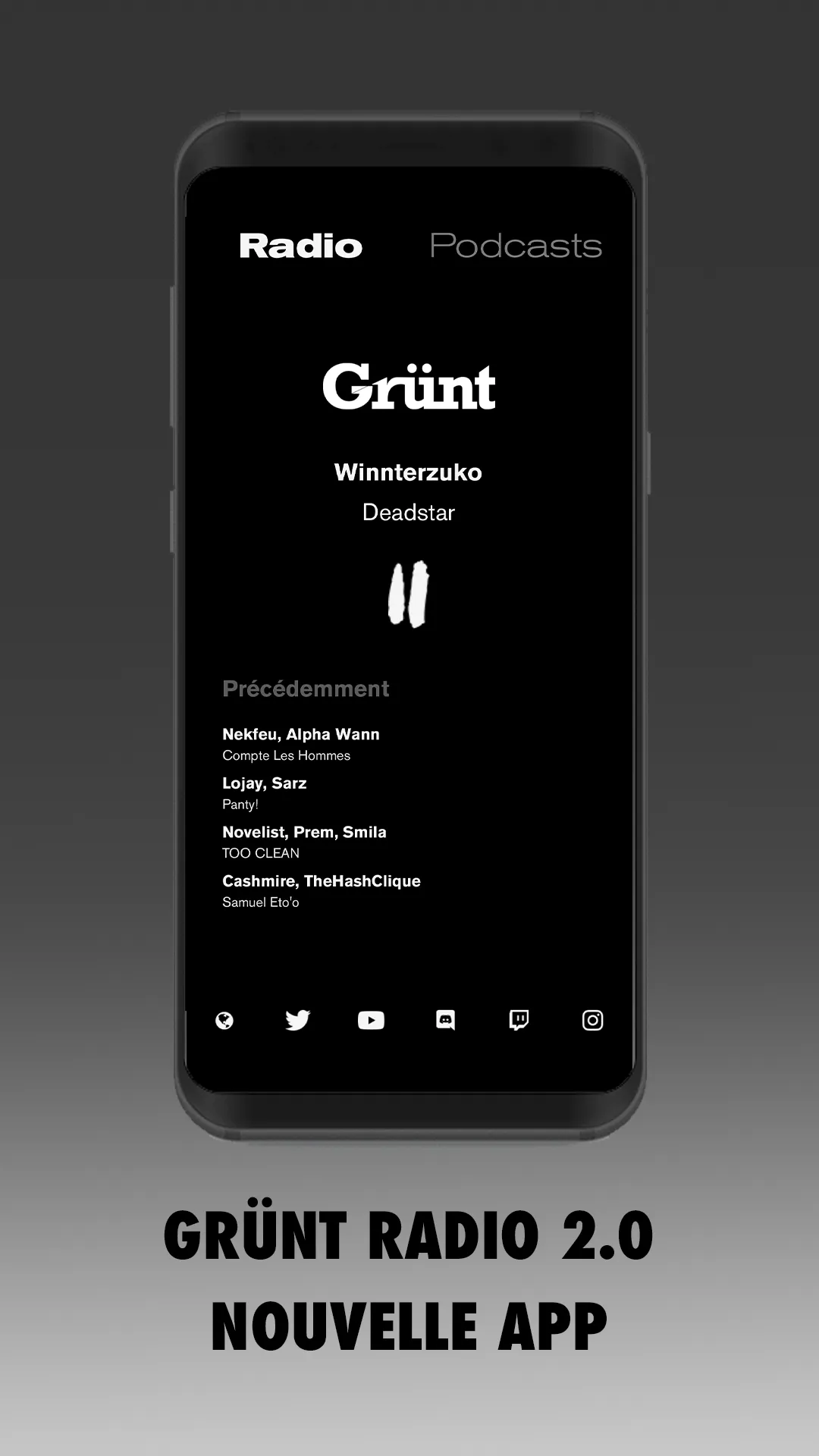 Grünt Radio 2.0 | Indus Appstore | Screenshot