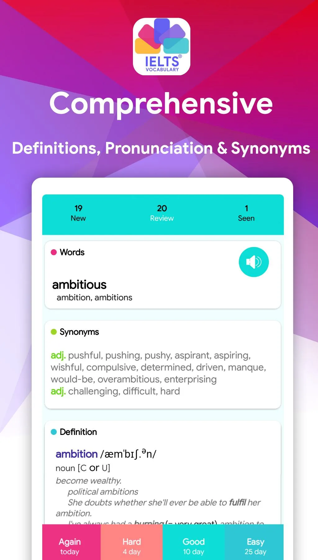 IELTS® Vocabulary Flashcards | Indus Appstore | Screenshot