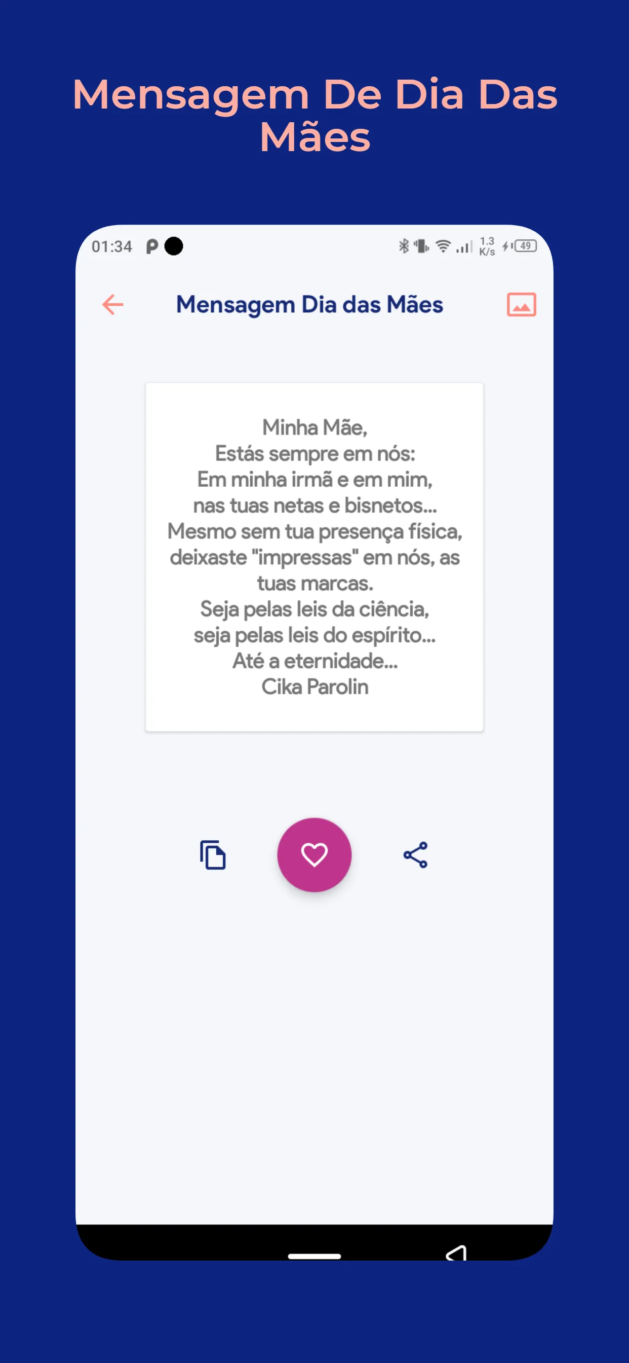 Mensagem De Dia Das Mães | Indus Appstore | Screenshot