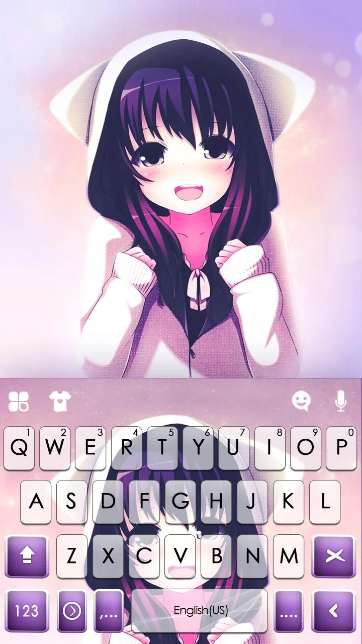 Anime Cat Girl Theme | Indus Appstore | Screenshot