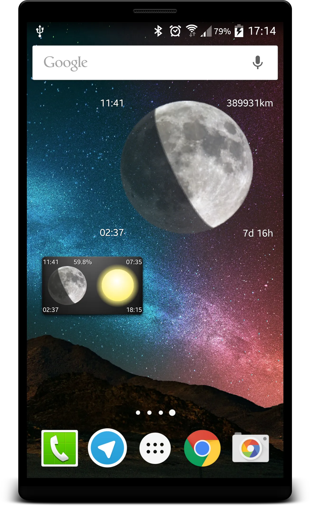 Lunafaqt sun and moon info | Indus Appstore | Screenshot