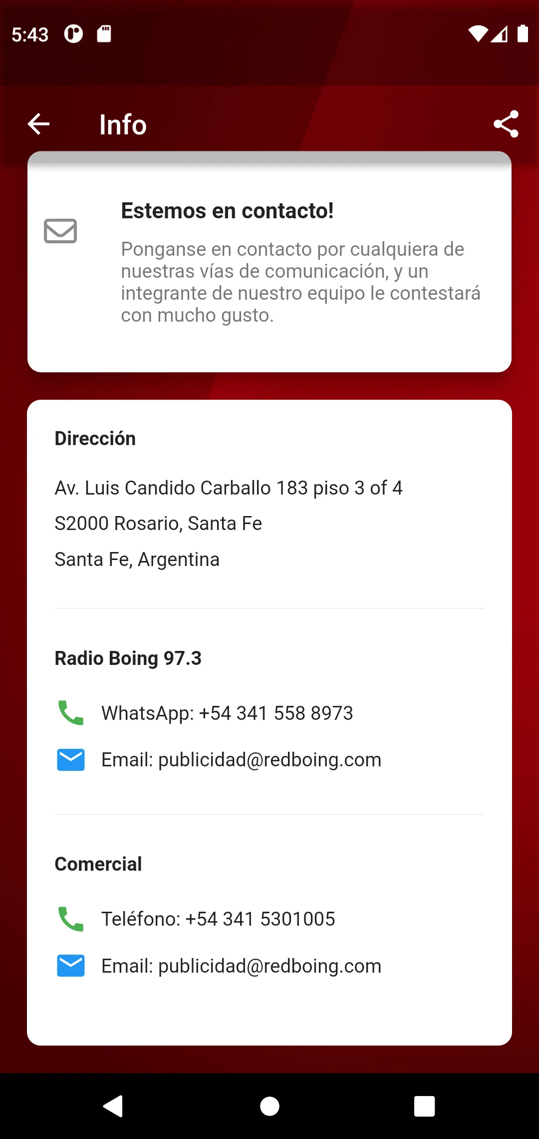 Radio Boing | Indus Appstore | Screenshot