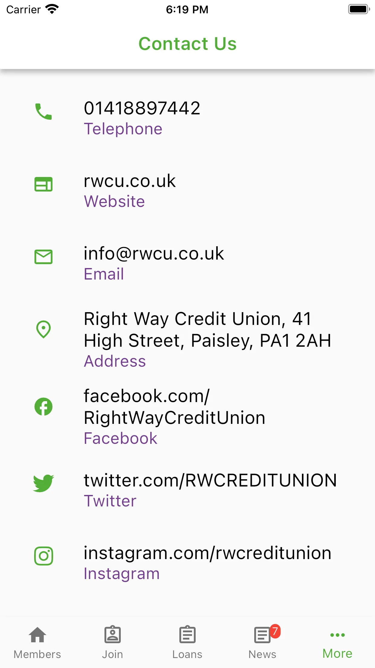 Right Way Credit Union | Indus Appstore | Screenshot