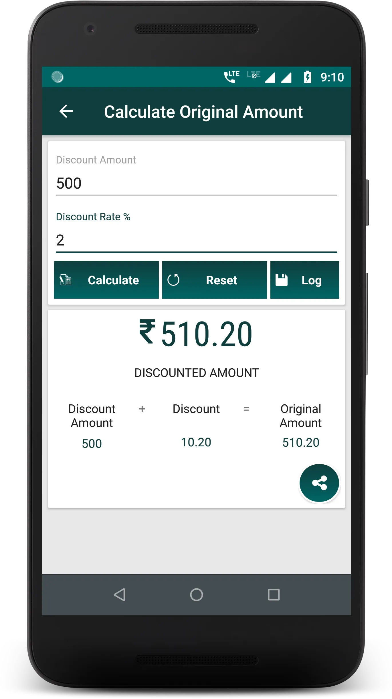 Discount Calculator | Indus Appstore | Screenshot