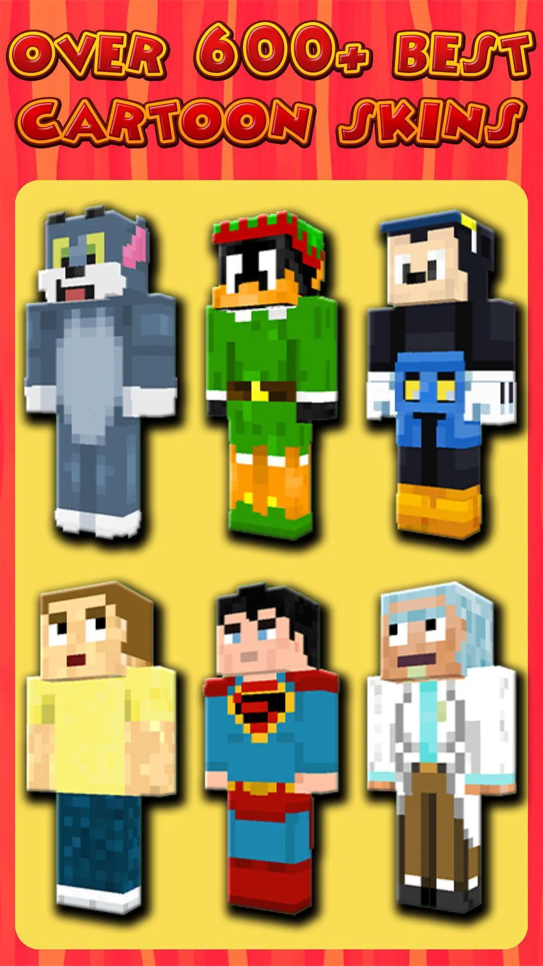 Cartoon Skins for Minecraft PE | Indus Appstore | Screenshot