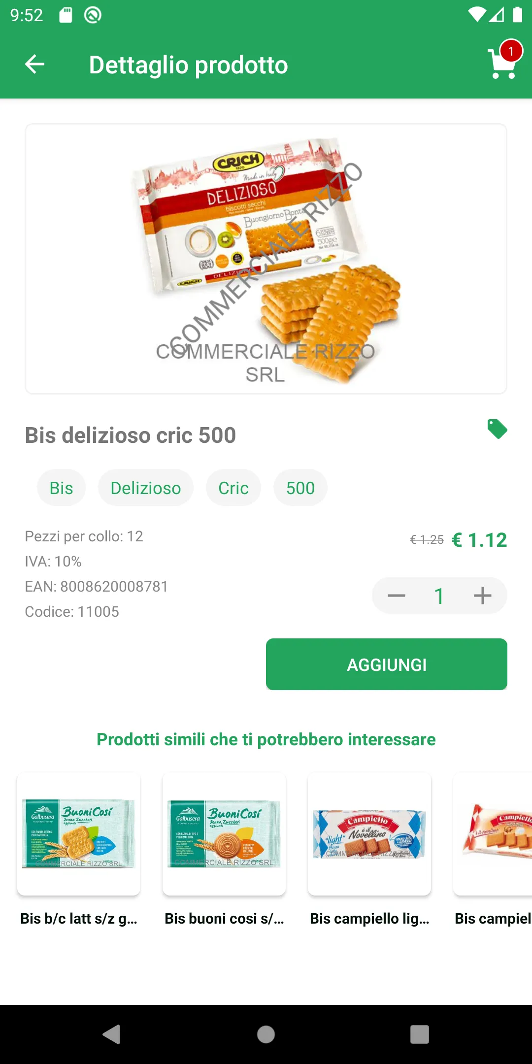 Commerciale Rizzo | Indus Appstore | Screenshot