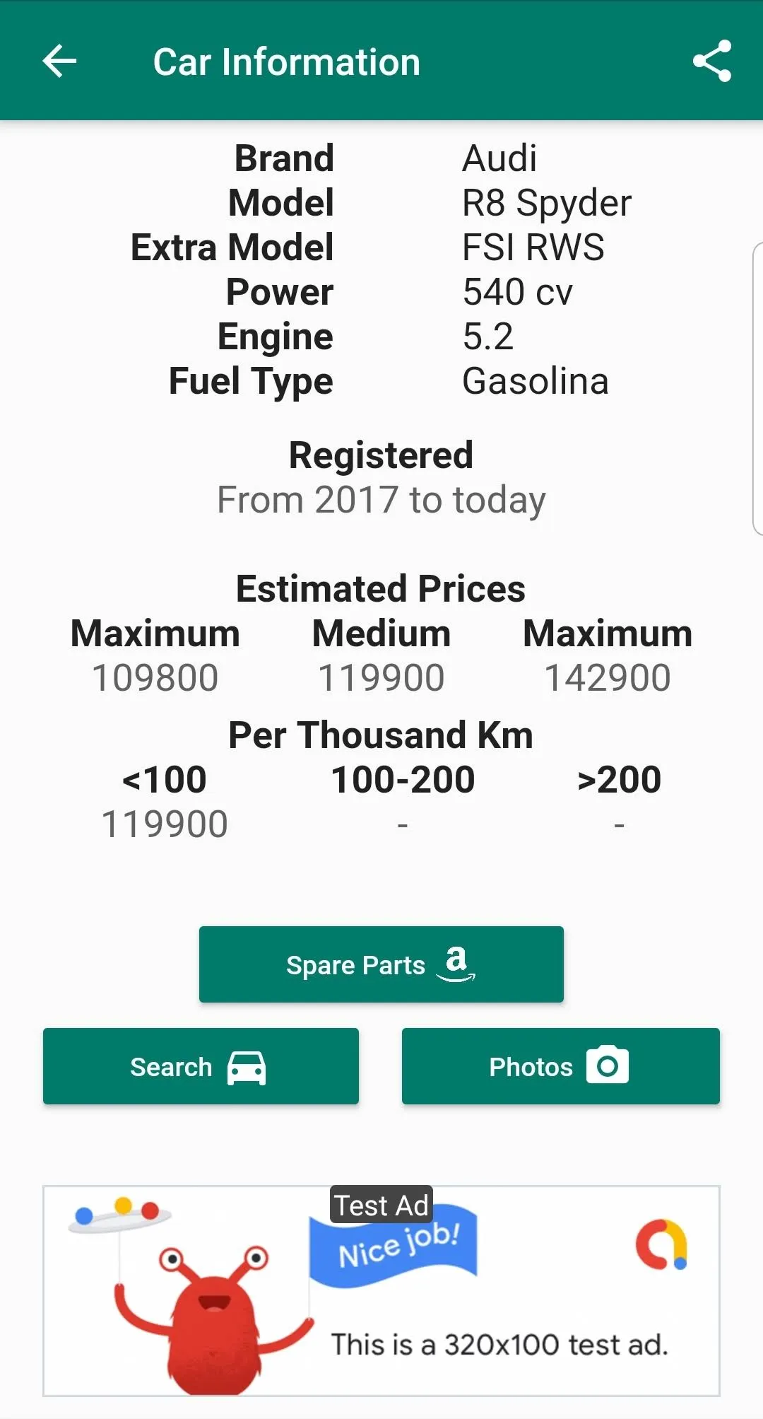 Info Car | Indus Appstore | Screenshot