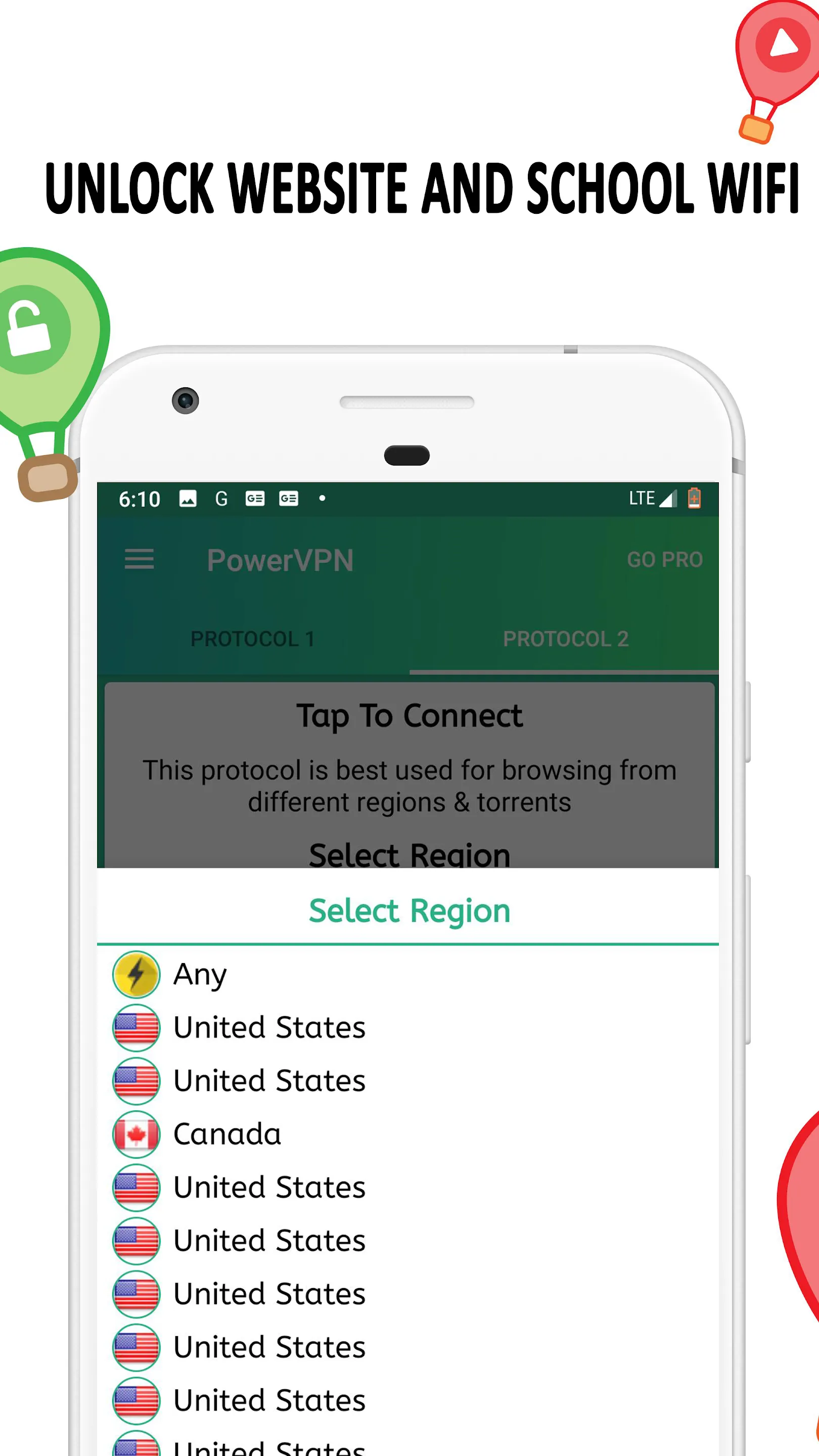 Power VPN : Fast & Secure VPN | Indus Appstore | Screenshot