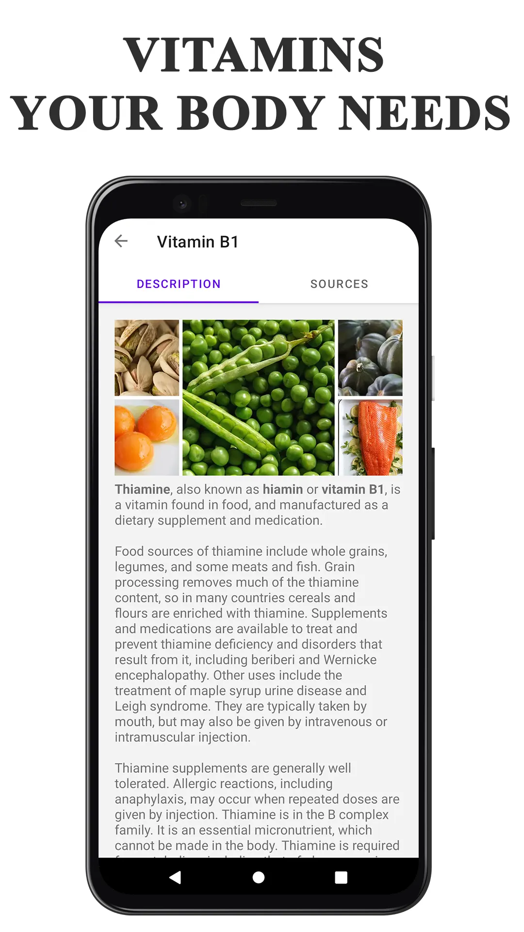 Vitamins: Sources, Health Tips | Indus Appstore | Screenshot