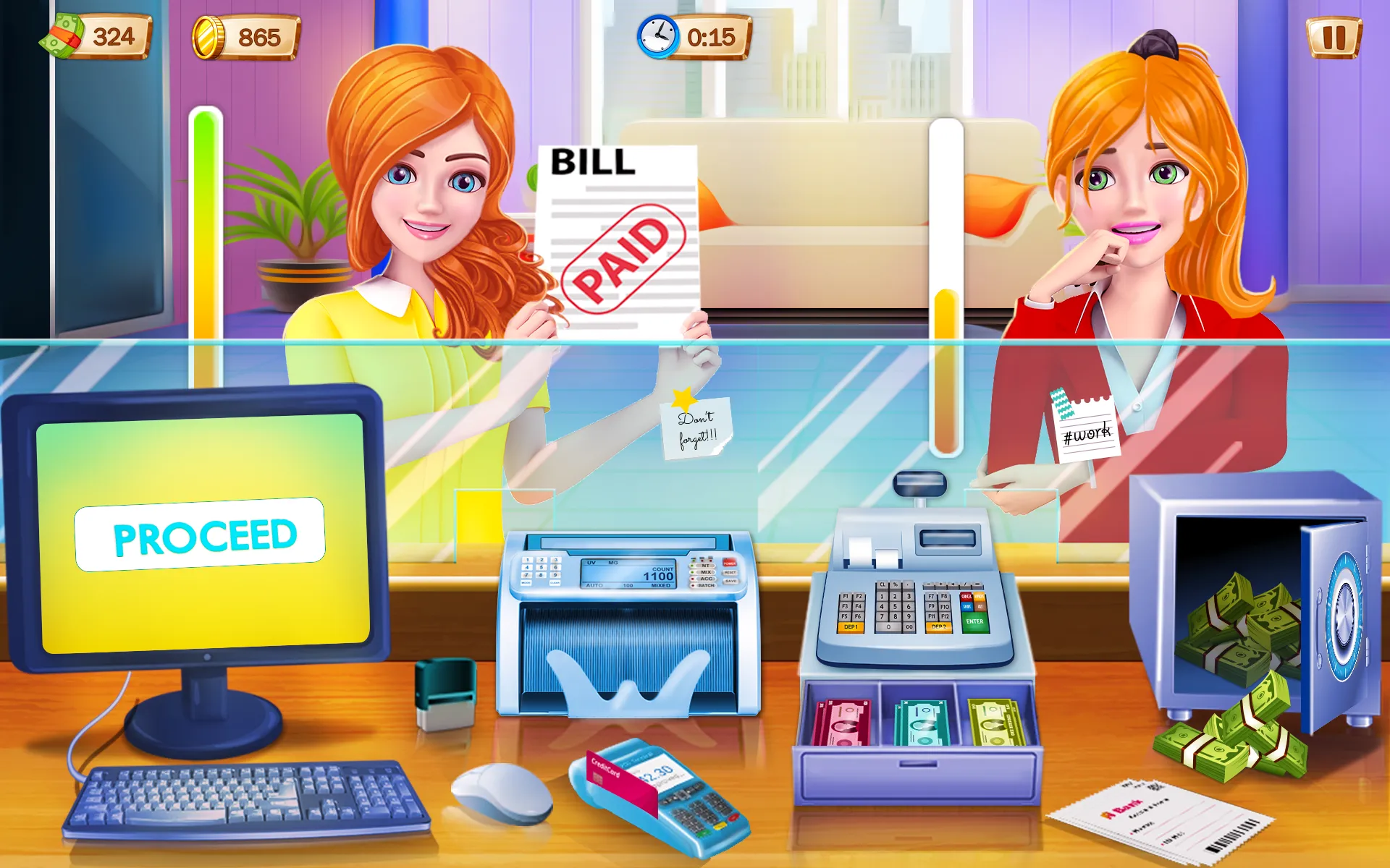 Bank Cashier and ATM Simulator | Indus Appstore | Screenshot
