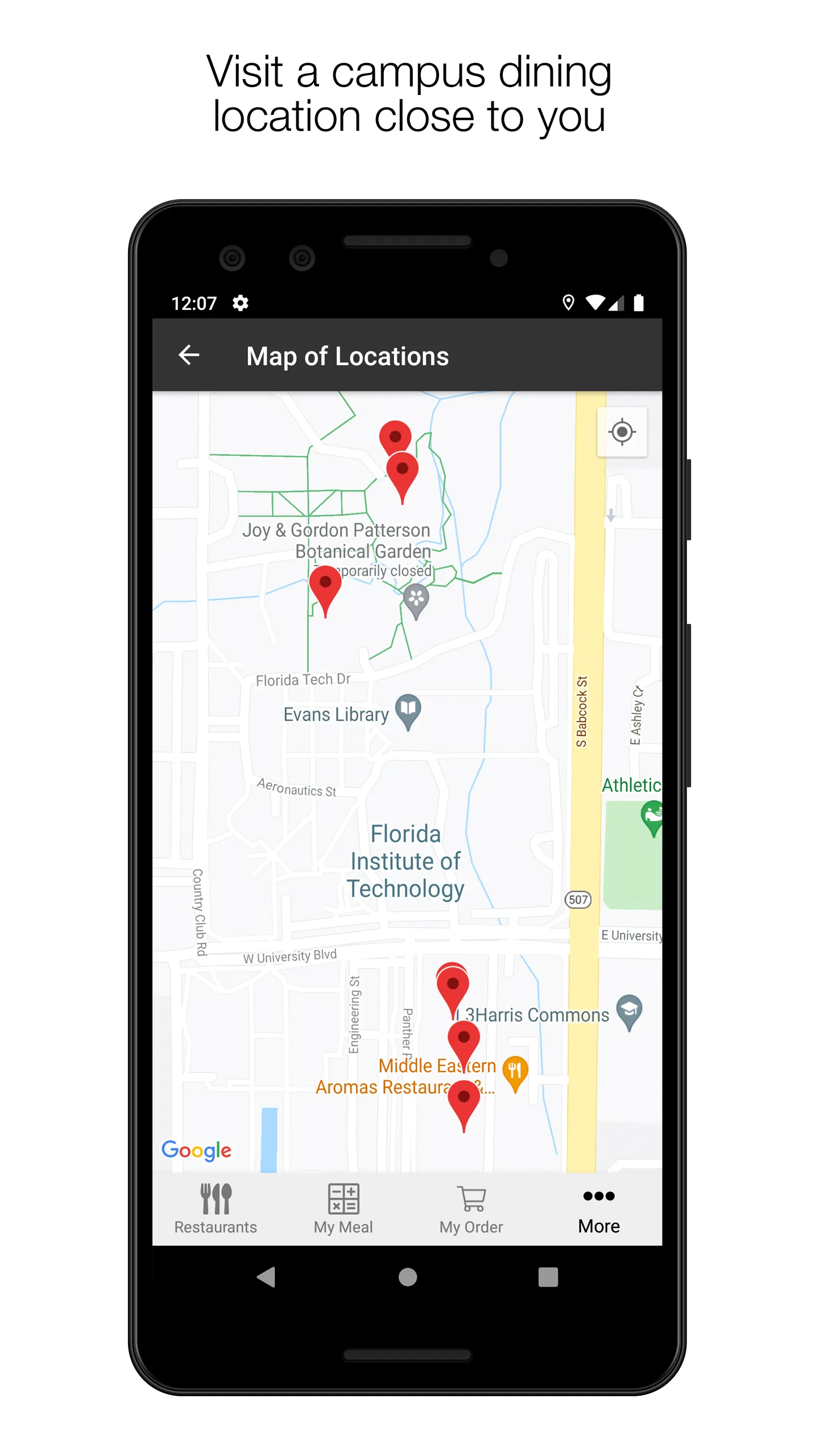 Florida Tech Campus Dining | Indus Appstore | Screenshot