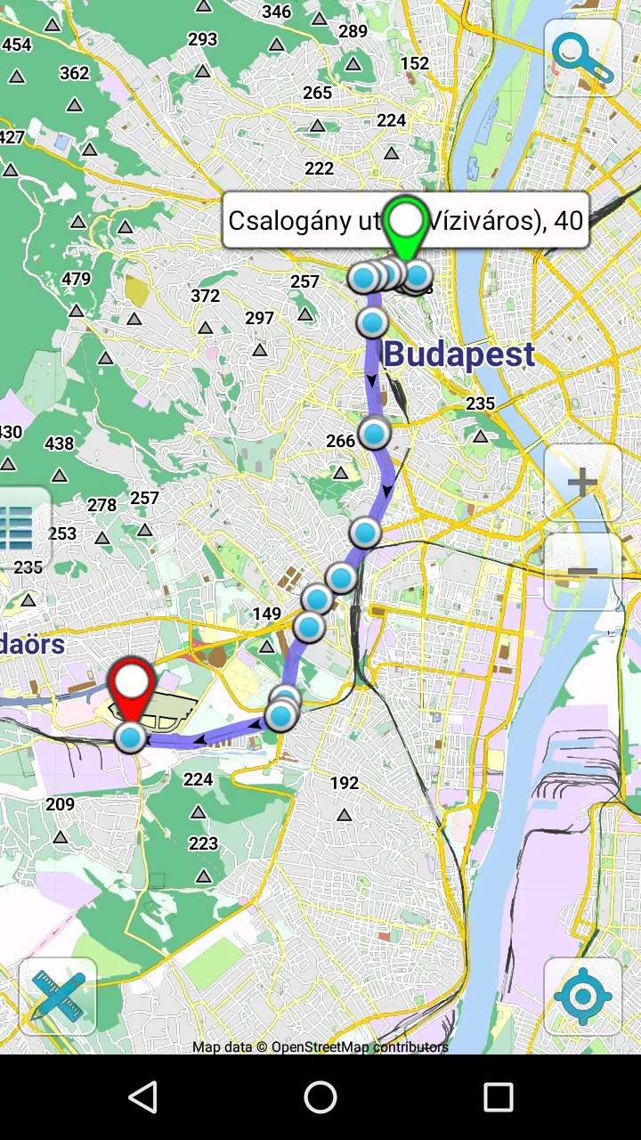 Map of Budapest offline | Indus Appstore | Screenshot