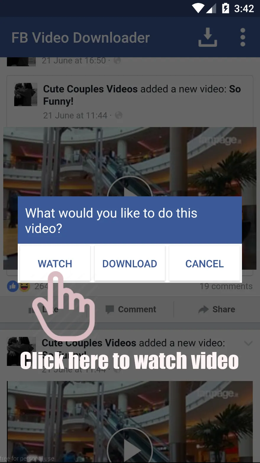 Video Downloader for Facebook | Indus Appstore | Screenshot