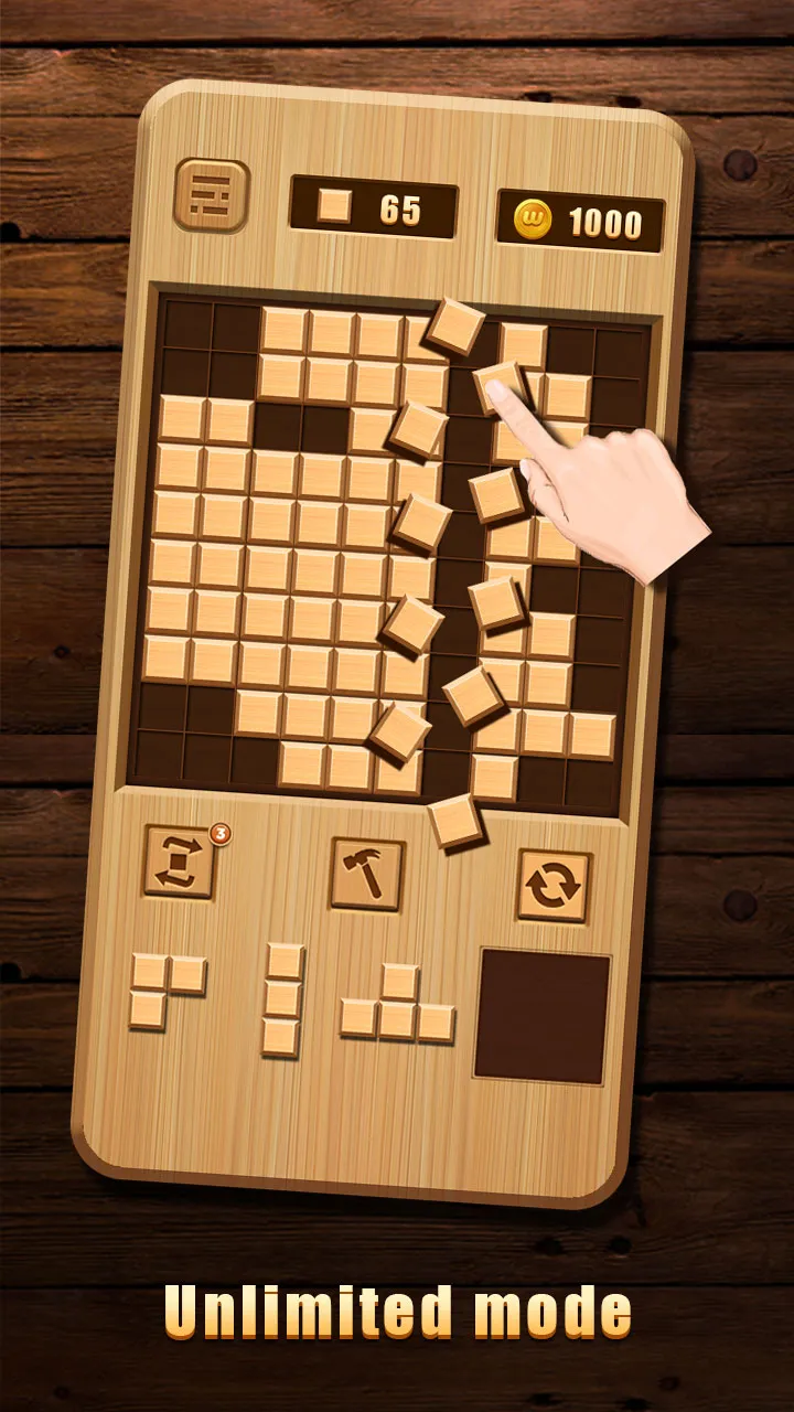 Woody Block Brain Test | Indus Appstore | Screenshot