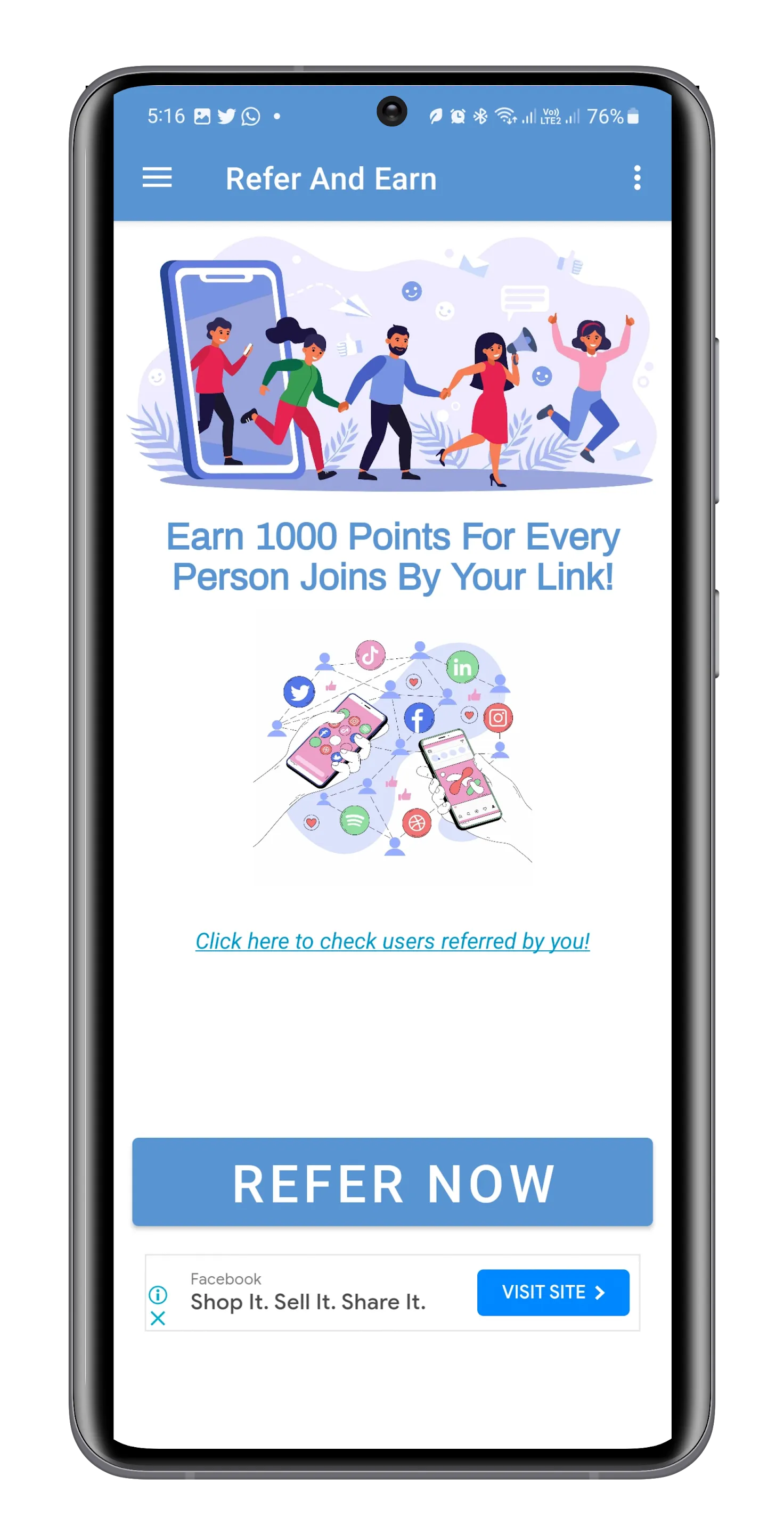 JustEarn - Earn Cash & Rewards | Indus Appstore | Screenshot