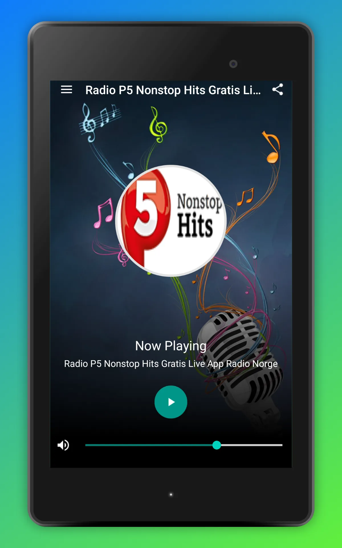 Radio P5 Nonstop Hits FM Norge | Indus Appstore | Screenshot