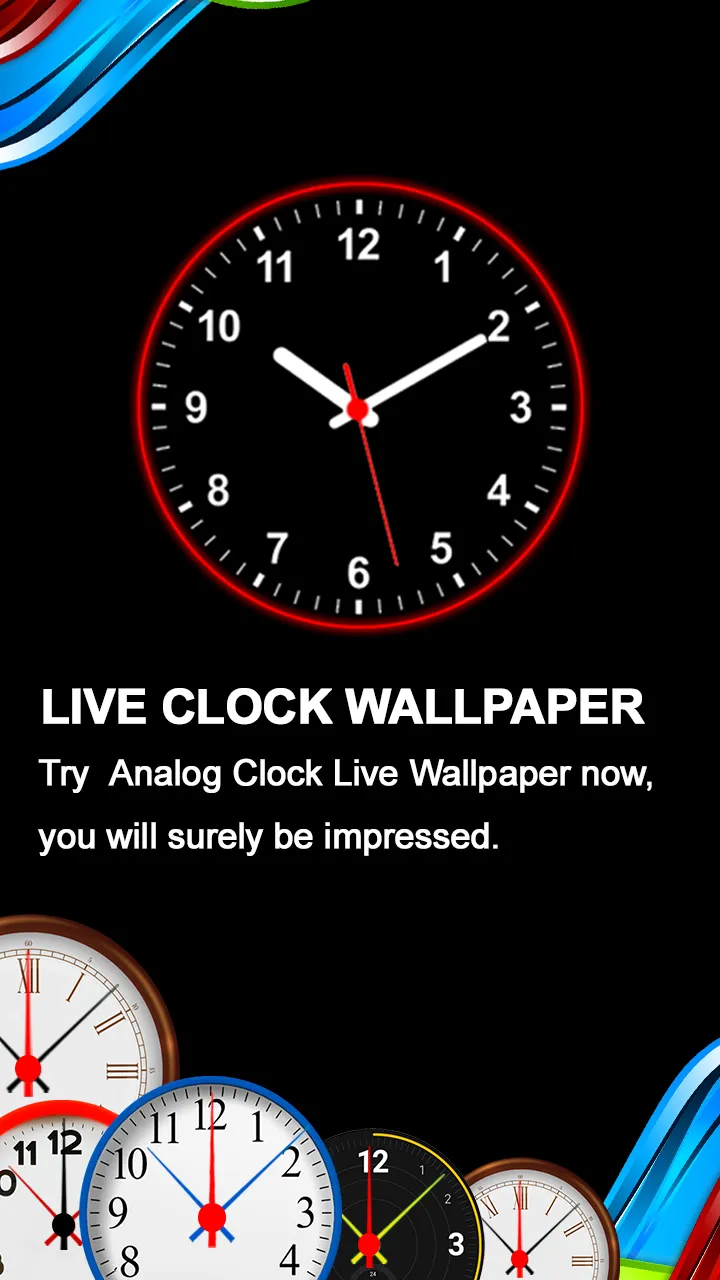 Smart Night Clock Wallpaper | Indus Appstore | Screenshot