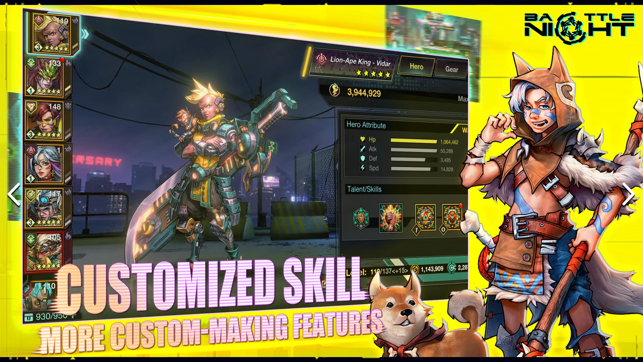 Battle Night: Cyberpunk RPG | Indus Appstore | Screenshot