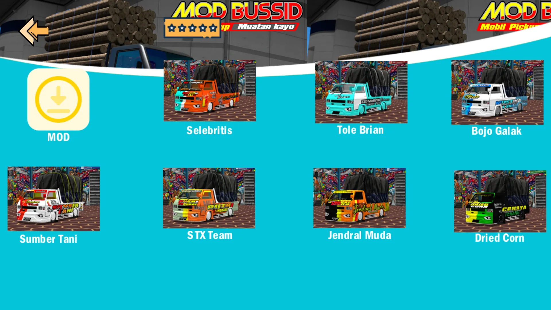 Mod Bussid Mobil Pickup Muatan | Indus Appstore | Screenshot