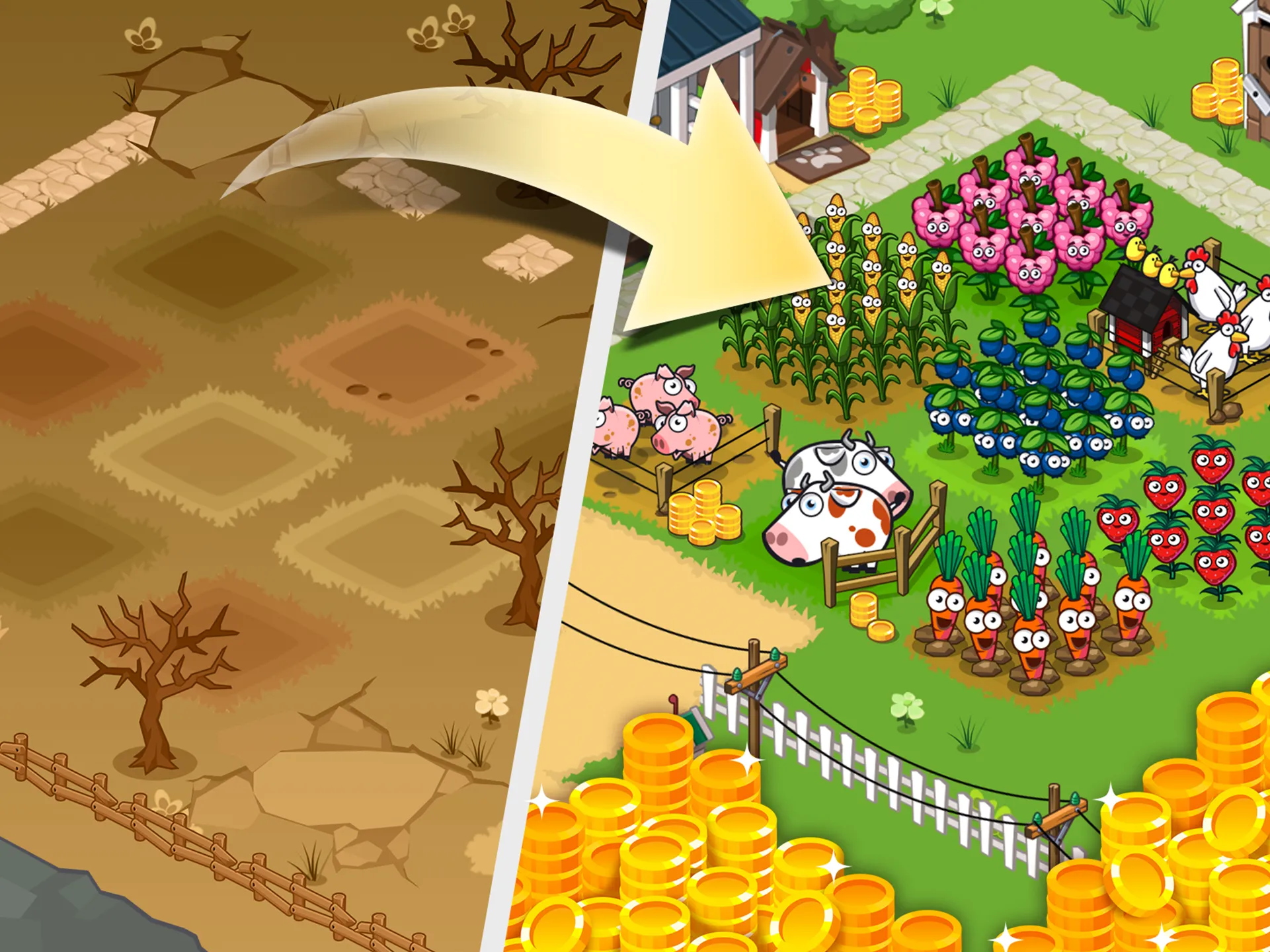 Idle Farming Empire | Indus Appstore | Screenshot