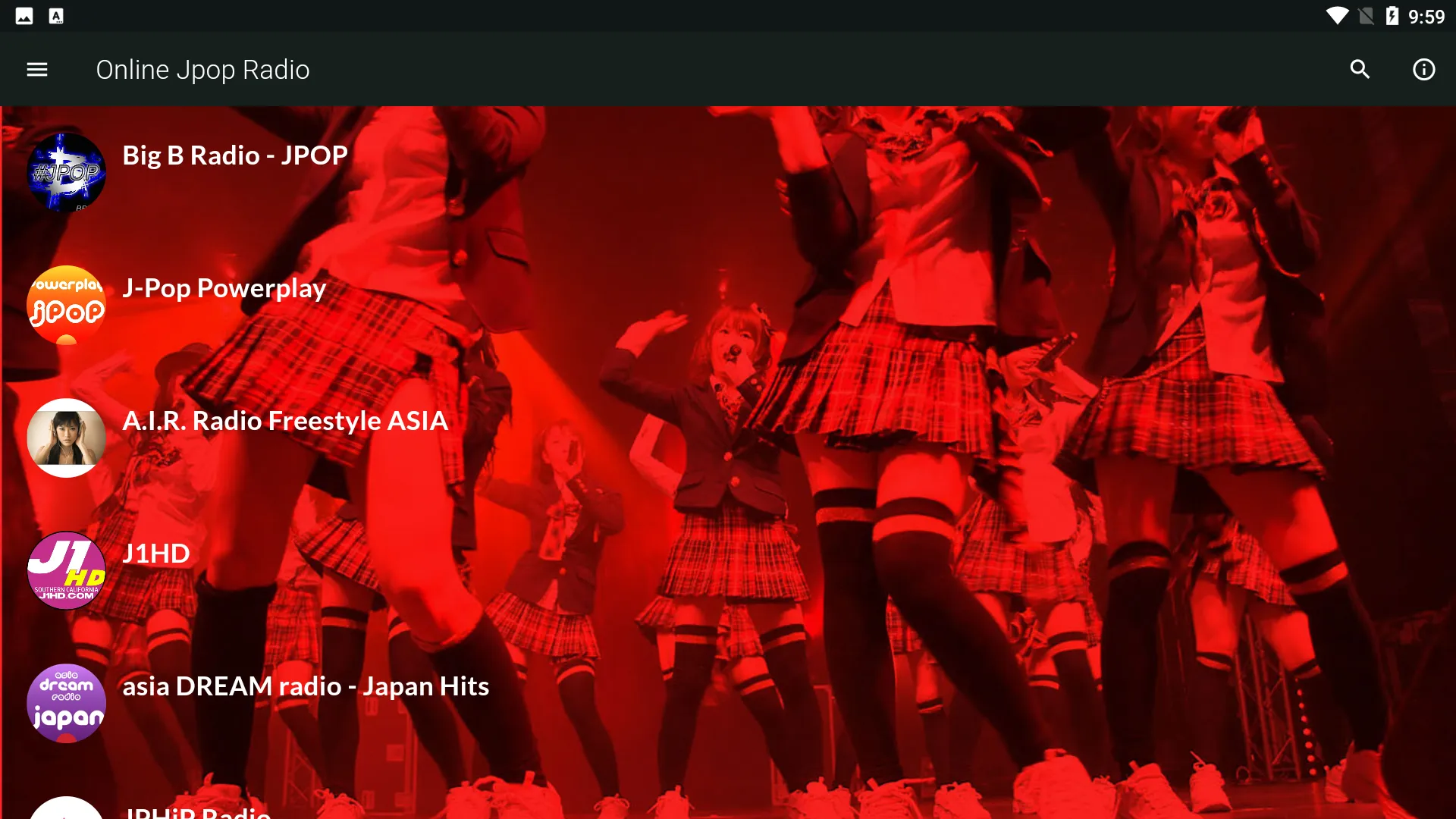 Online Jpop Radio | Indus Appstore | Screenshot