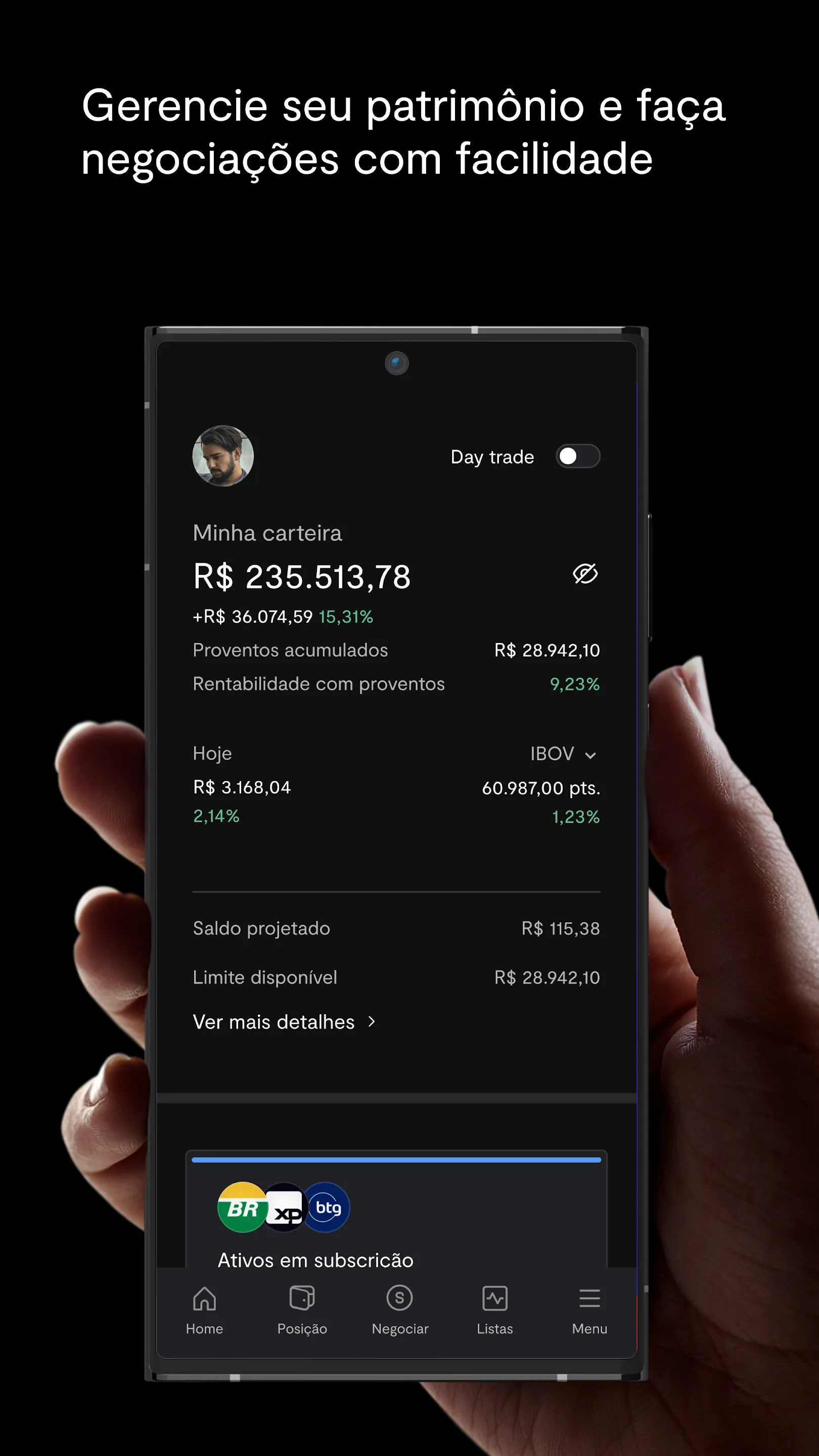 BTG Pactual Trader | Indus Appstore | Screenshot