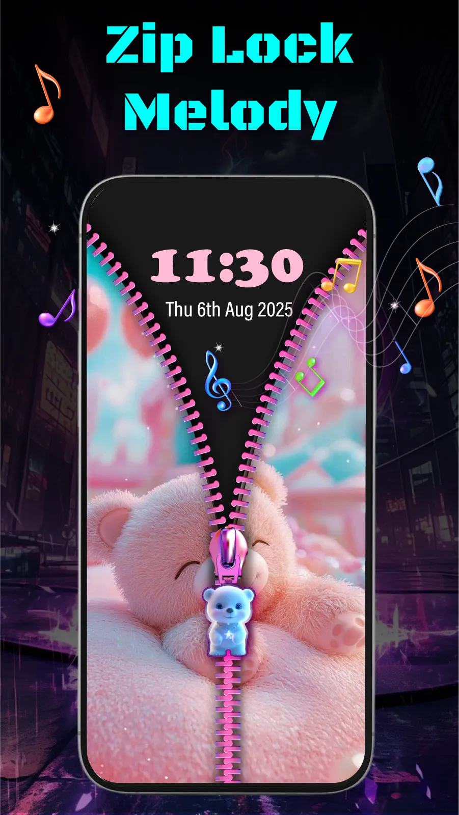 Wallpaper & Zipper Lock Screen | Indus Appstore | Screenshot